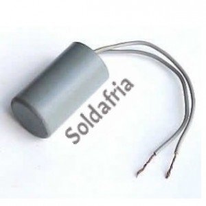 Capacitor De Partida 35uF X 250V Frequência: 50/60Hz Com Cabo Temperatura: -25+85 graus Celsius Capacitor De Partida 35uF X 250V Frequência: 50/60Hz Com Cabo Temperatura: -25+85 graus Celsius