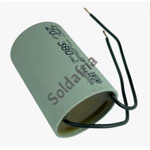 Capacitor De Partida 20uF X 380V 50/60Hz -25+85º Com fio