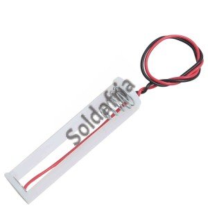 Suporte 1 Pilha Pequena AA Canoa Branco - SP1007 Suporte 1 Pilha Pequena AA Canoa Branco - SP1007