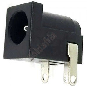 Jack J4 DC-005 P/ Placa 2,5mm X 5,5mm Jack J4 DC-005 P/ Placa 2,5mm X 5,5mm