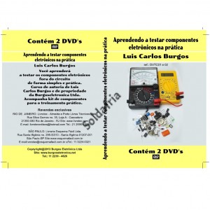 DVD Aprendendo A Testar Componentes Eletronicos Na Pratica