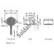 Buzzer Intermitente Sonalarme S-6/30V-O-I Oscilador Interno Buzzer Intermitente Sonalarme S-6/30V-O-I Oscilador Interno