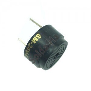 Buzzer Contínuo Sonalarme SM-24V-C Oscilador Interno