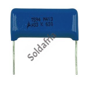 Capacitor Poliester Epcos 330nF X 630V (334/0,33uF/u33) 