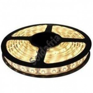 Rolo Com 5m De Fita De Led SMD 5050 A Prova D'agua Branco Quente IP65 Rolo Com 5m De Fita De Led SMD 5050 A Prova D'agua Branco Quente IP65
