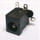 Conector Jack Smd DC-021H 3T Em Pé 2,5mm Encaixe Duplo