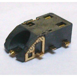 Conector Jack Smd PJ-6B1001 6T Dourado