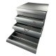 Gaveteiro CG404/5 Ecológico 4 Gavetas 20 Divisórias Cinza Gaveteiro CG404/5 Ecológico 4 Gavetas 20 Divisórias Cinza