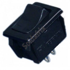 Chave Gangorra FK-303-1-1 Pulsante 1 Lado NA Preta Sem Marcação Chave Gangorra FK-303-1-1 Pulsante 1 Lado NA Preta Sem Marcação