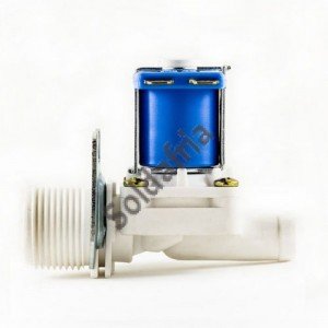Válvula Solenoide VA01 3/4 Mangueira X 1/2 180 Graus 12VDC Válvula Solenoide VA01 3/4 Mangueira X 1/2 180 Graus 12VDC