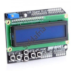 LCD 16x2 Keypad Shield Para Arduino (Display LCD Com Teclado) LCD 16x2 Keypad Shield Para Arduino (Display LCD Com Teclado)