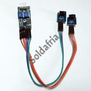 Módulo Seguidor De Linha 2 Sensores Infravermelho Para Arduino