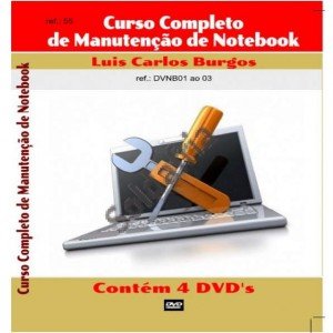 DVD Curso Completo De Manutenção De Notebook
