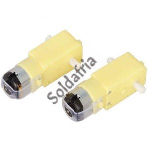 Micro Motor Com Redução TT 1 Para 120 DC 6V 76RPM Kit Com 2 Peças DG01D Micro Motor Com Redução TT 1 Para 120 DC 6V 76RPM Kit Com 2 Peças DG01D