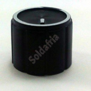 Knob AD-150 Preto Com Parafuso Knob AD-150 Preto Com Parafuso