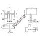Chave HH SK12D07V G4 90 Graus 3 Terminais + 2 Fixação Chave HH SK12D07V G4 90 Graus 3 Terminais + 2 Fixação