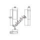 Caixa Patola CR-100 Preta 22x44x126mm