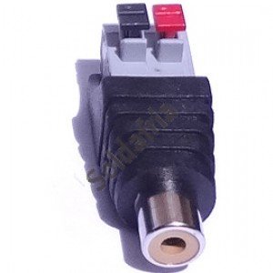 Adaptador Borne De Pressão spring Para RCA Fêmea FL-14