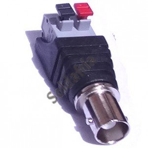 Adaptador Borne De Pressão (spring) Para BNC Fêmea Modelo FL-09