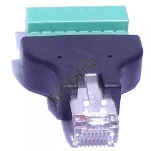 Adaptador Borne KRE Para RJ45 Macho 8P8C - Modelo FL-12