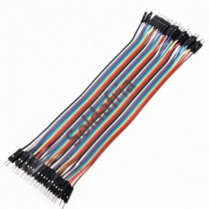 Pacote Com 40 Cabos Jumper Macho X Macho 20cm Para Arduino Pacote Com 40 Cabos Jumper Macho X Macho 20cm Para Arduino