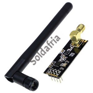 Módulo Transceptor 2,4Ghz NRF24L01+ Com Conector/Antena SMA