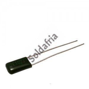 Capacitor Poliester CL11 1nF X 250V (102/1K) Capacitor Poliester CL11 1nF X 250V (102/1K)