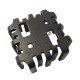 Dissipador de Calor 180648 Com Furo Anodizado Preto Dissipador de Calor 180648 Com Furo Anodizado Preto