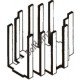 Dissipador de Calor 180541 Com Furo Anodizado Preto Dissipador de Calor 180541 Com Furo Anodizado Preto