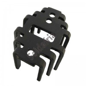 Dissipador de Calor 180541 Com Furo Anodizado Preto Dissipador de Calor 180541 Com Furo Anodizado Preto