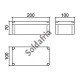 Caixa Patola PBL-200 Cinza 70x100x200mm