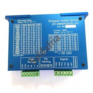 Driver Para Motor de Passo DR-SB060AC072D-CS 90Vdc 7,2A Driver Para Motor de Passo DR-SB060AC072D-CS 90Vdc 7,2A