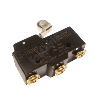 Chave Micro Switch KW-15GW2-B com Aste Curta e Roda