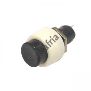 Chave Push Button DS-450 Preta Com Trava Chave Push Button DS-450 Preta Com Trava