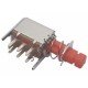 Chave Tecla PS-22F04 Com Trava 6 Terminais Chave Tecla PS-22F04 Com Trava 6 Terminais