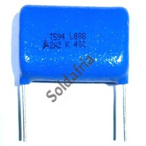 Capacitor Poliester Epcos 2,2uF x 400V B32594c6225K8