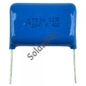 Capacitor Poliester Epcos 2,2uF x 400V B32594c6225K8 Capacitor Poliester Epcos 2,2uF x 400V B32594c6225K8