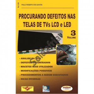 Livro Procurando Defeitos nas Telas de TVs LCD e LED