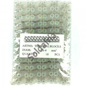 Pacote com 10 Barras Tipo Sindal H-5A 12 Bornes 6mm Pacote com 10 Barras Tipo Sindal H-5A 12 Bornes 6mm