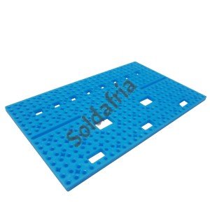 Base Plástica FK85140 Perfurada Para Projeto DIY 140x85x3mm