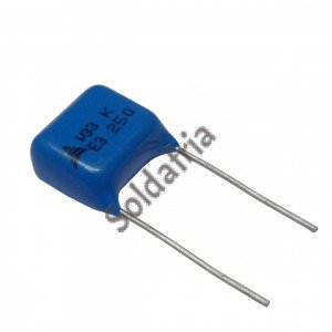 Capacitor Poliéster Epcos 330nF x 250V (330Kpf/334) B32591 Capacitor Poliéster Epcos 330nF x 250V (330Kpf/334) B32591