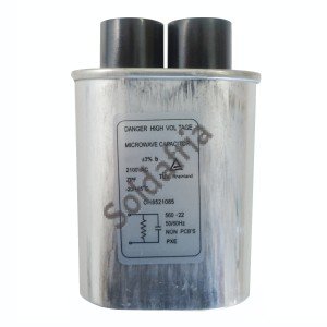 Capacitor de Microondas 0,85uF x 2100V 2T Fino