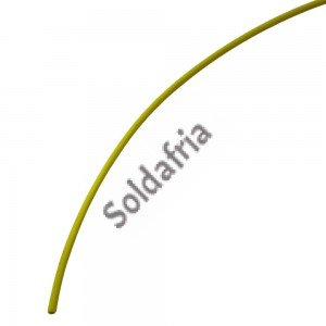 Espaguete Termoretrátil Diâmetro 1mm Amarelo (Metro) Espaguete Termoretrátil Diâmetro 1mm Amarelo (Metro)