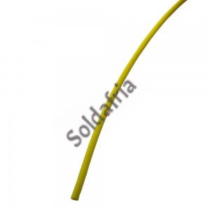 Espaguete Termoretrátil Diâmetro 2mm Amarelo (Metro) Espaguete Termoretrátil Diâmetro 2mm Amarelo (Metro)