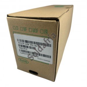 Resistor De 1K Carbono 5% 1/4W (MR,PT,VM,DR) Com 5000 pçs Resistor De 1K Carbono 5% 1/4W (MR,PT,VM,DR) Com 5000 pçs