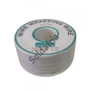 Fio Wire Wrap Branco 30AWG Rolo com 250m