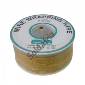 Fio Wire Wrap Amarelo 30AWG Rolo com 250m