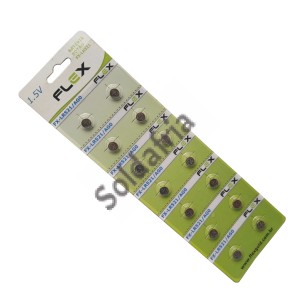 Bateria Tipo Botão 1,5V FX-LR521/AG0 - Cartela com 14 Peças