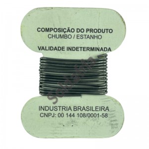 Solda Em Fio chumbo/estanho Cartela 5gr 0,7m Emavi