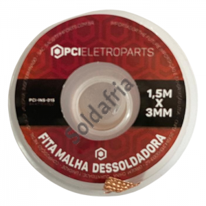 Malha Dessoldadora Tipo Fita 3mm x 1,5 Metro